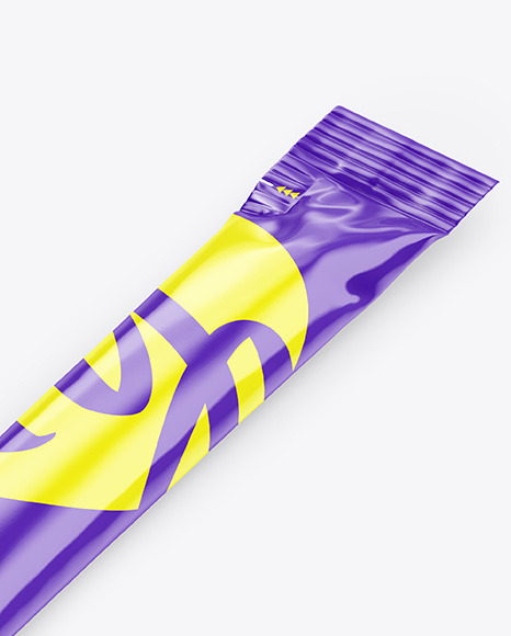 Glossy Stick Sachet Mockup PSD #7