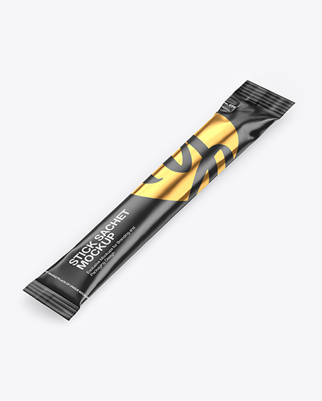 Matte Stick Sachet Mockup PSD #2
