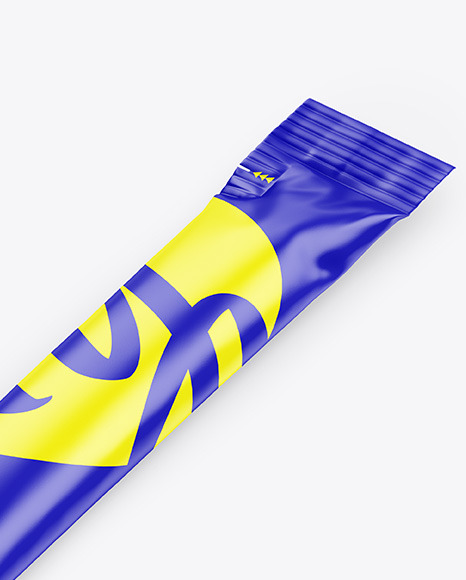 Matte Stick Sachet Mockup PSD #1