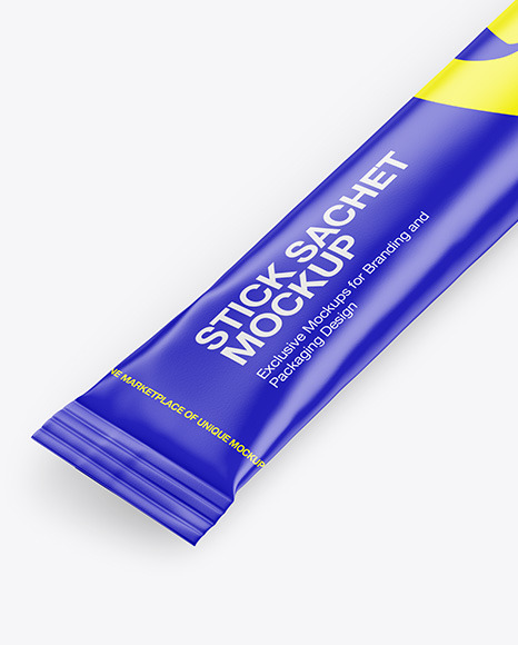 Matte Stick Sachet Mockup PSD #6