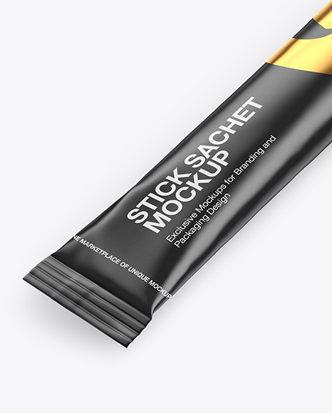 Matte Stick Sachet Mockup PSD #5