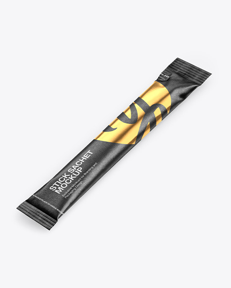 Kraft Stick Sachet Mockup PSD #2