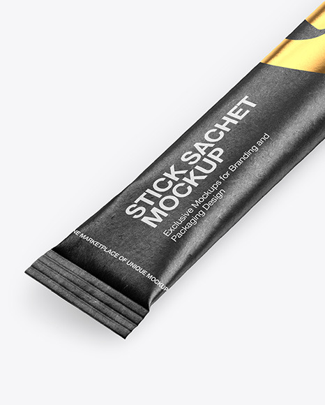 Kraft Stick Sachet Mockup PSD #5