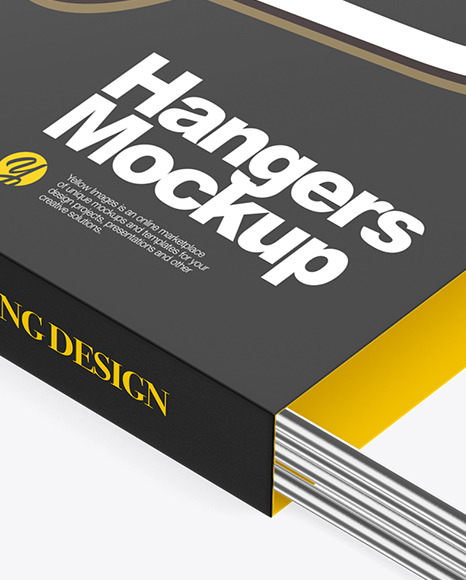 Hangers Package Mockup PSD #1