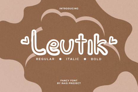 Leutik Decorative Font