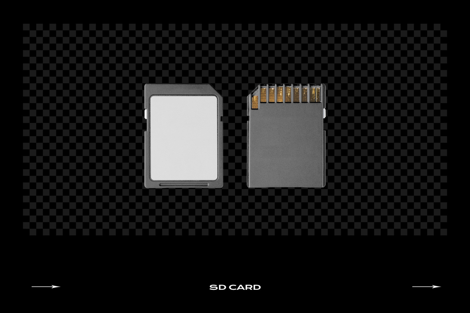 SD Card Mockup
