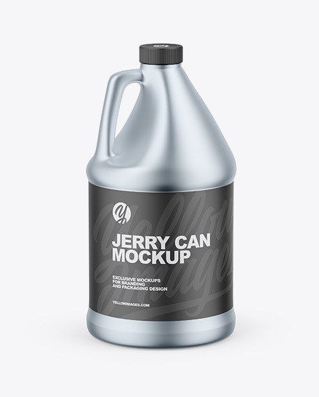 Download Metallic Jerry Can Mockup In Jerrycan Mockups On Yellow Images Object Mockups