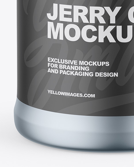 Metallic Jerry Can Mockup PSD #1