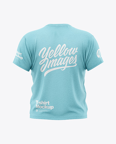 Men&#039;s T-Shirt Mockup - Back View