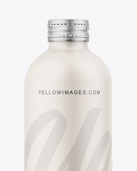 Matte Bottle Mockup PSD #1