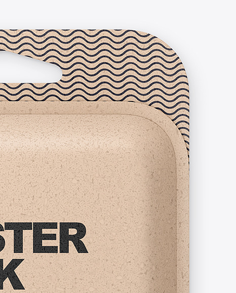 Kraft Paper Blister Package Mockup PSD #6