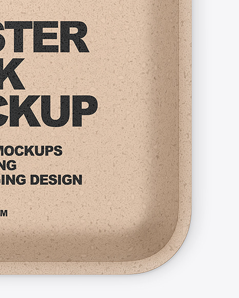 Kraft Paper Blister Package Mockup PSD #5