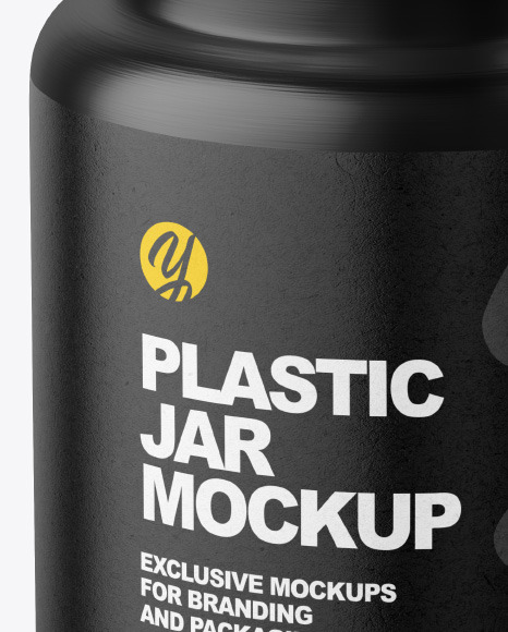 Metallic Pills Jar Mockup PSD #6