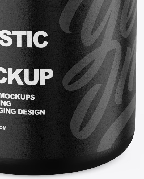 Metallic Pills Jar Mockup PSD #7