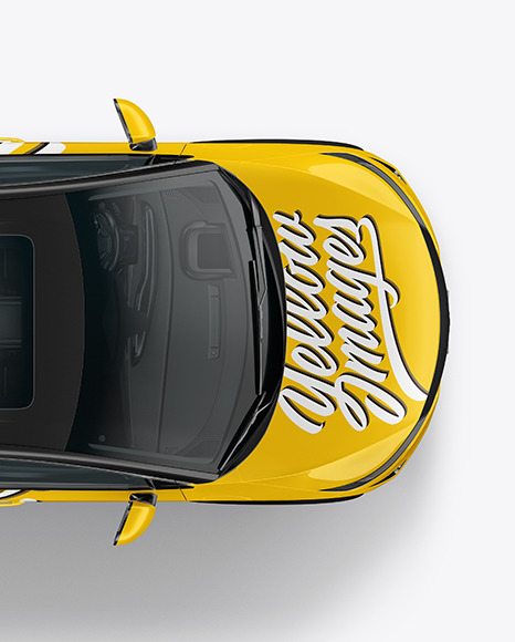 Electric Crossover SUV - Top View