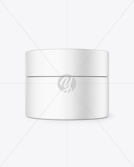 Paper Cosmetic Jar Mockup PSD #3