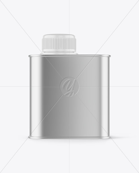 Free Metallic Tin Can Mockup PSD Mockups