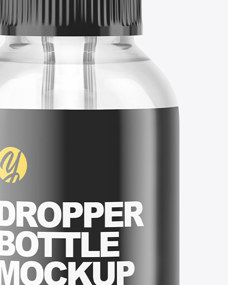 Glass Dropper Bottle Mockup PSD #1