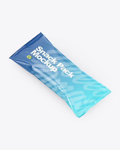 Matte Snack Pack Mockup PSD #2