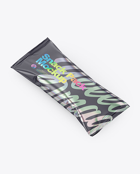 Matte Snack Pack Mockup PSD #1