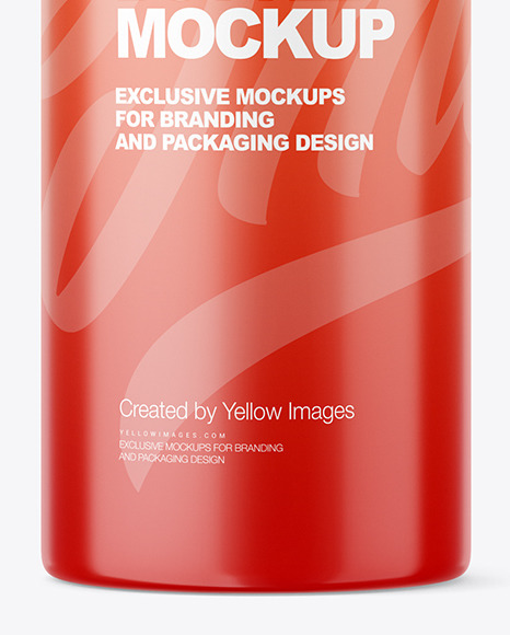 Matte Plastic Bottle with Measuring Cap Mockup PSD #7