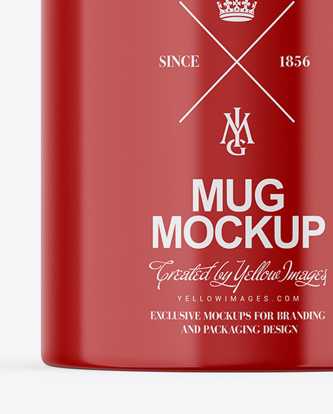 Glossy Mug Mockup PSD #2