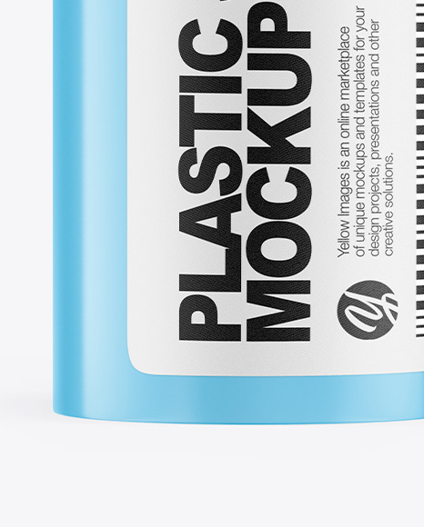 Glossy Plastic Medicines Jar Mockup PSD #6