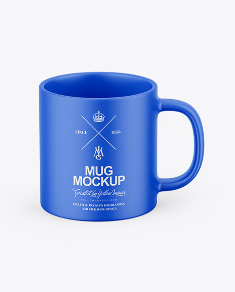 Download Matte Mug Mockup In Object Mockups On Yellow Images Object Mockups