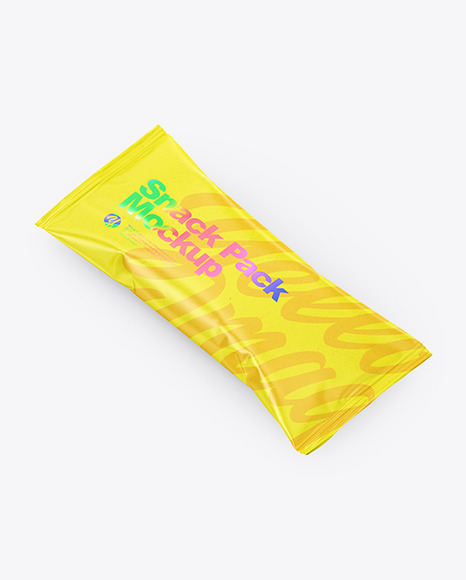 Kraft Snack Pack Mockup PSD #1