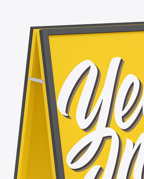 Street Stand Mockup PSD #2