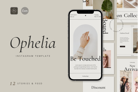 Ophelia Instagram Template