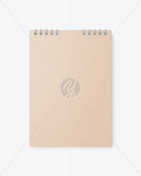 Free Kraft Paper Sketchbook Mockup PSD Mockups