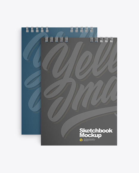 Two Sketchbooks Mockup