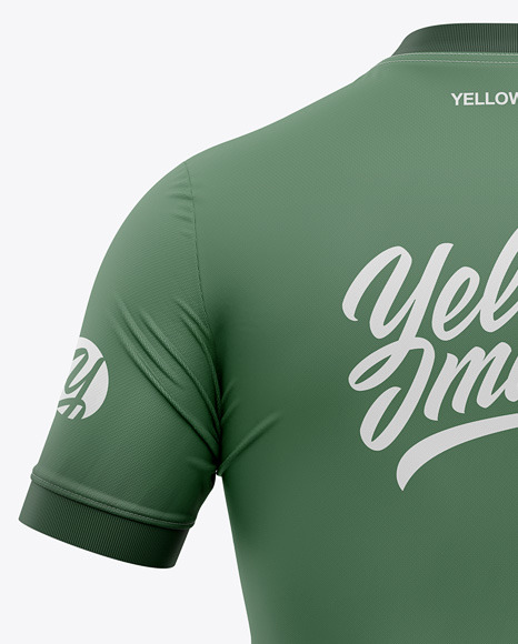 V Neck Soccer Jersey Mockup PSD #1