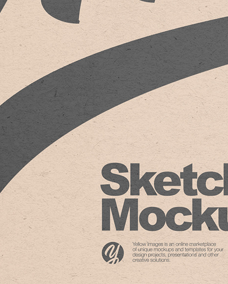 Two Kraft Paper Sketchbooks Mockup PSD #1