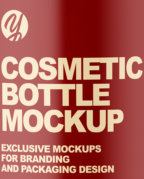Cosmetic Bottle Mockup PSD #2
