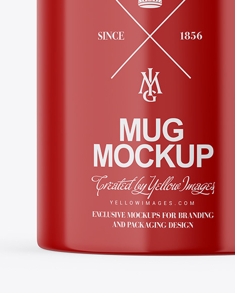 Glossy Mug Mockup PSD #2