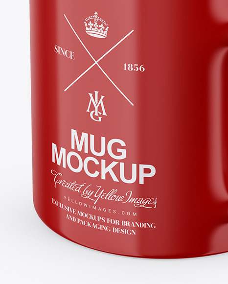 Glossy Mug Mockup PSD #2
