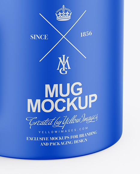 Matte Mug Mockup PSD #3