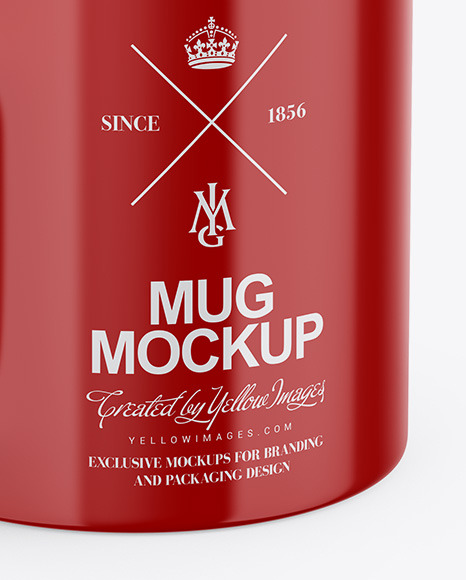 Glossy Mug Mockup PSD #2