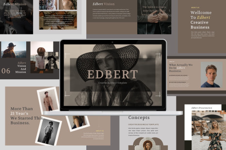 Edbert - A Business Google Slides Presentation Template