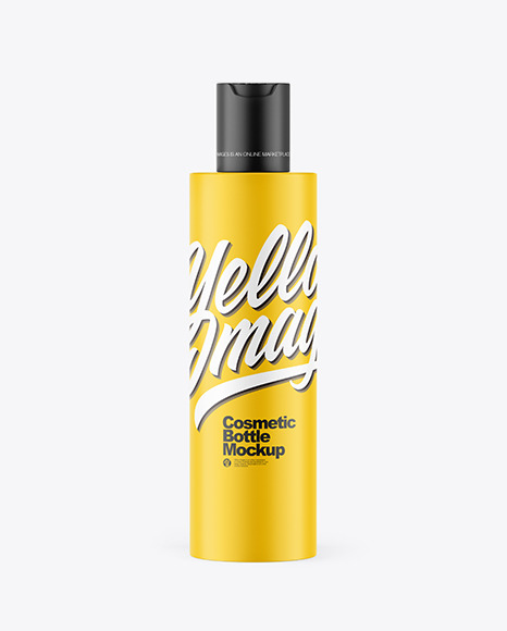 Matte Cosmetic Bottle Mockup