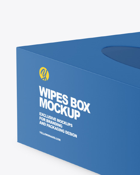 Glossy Box w  Wipes Mockup PSD #2