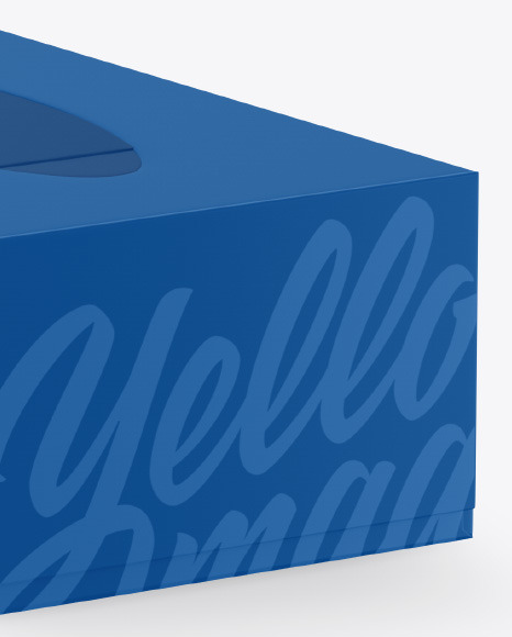 Glossy Box w  Wipes Mockup PSD #1