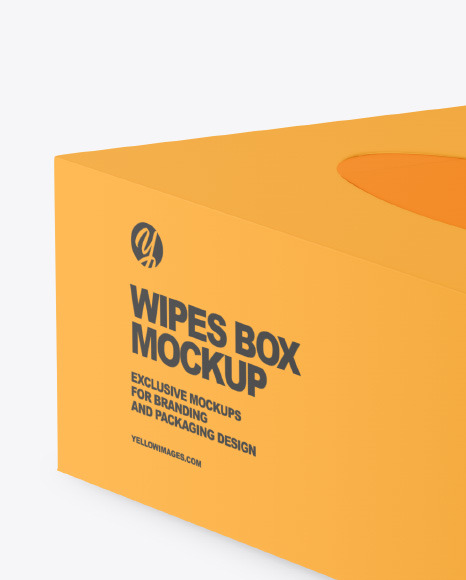 Matte Box w  Wipes Mockup PSD #3