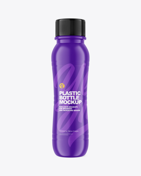 Matte Plastic Bottle Mockup PSD #4