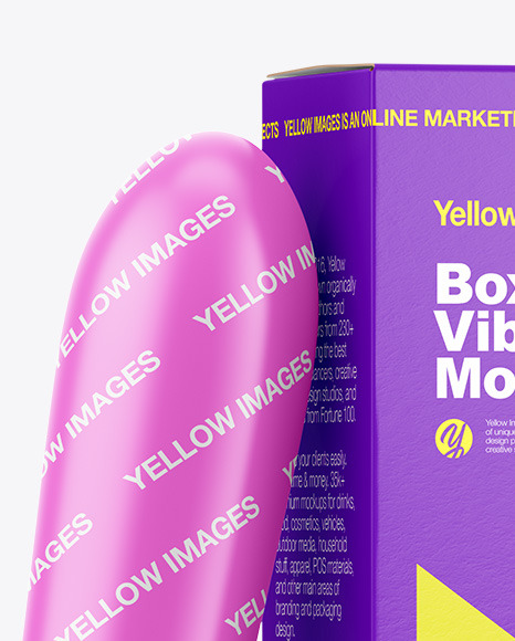 Paper Box w  Vibrator Mockup PSD #2