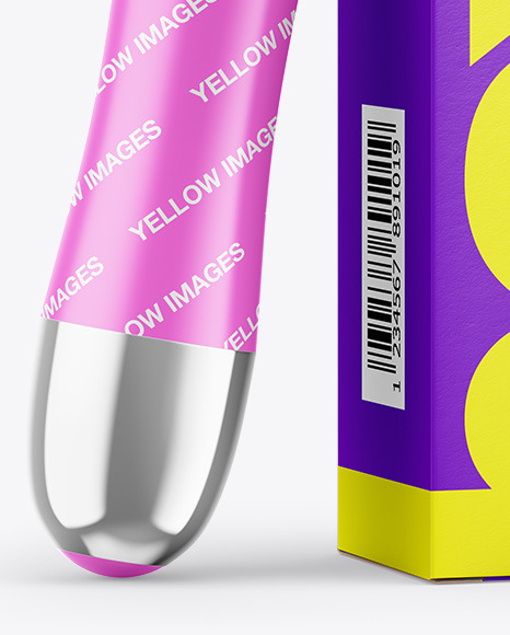 Paper Box w  Vibrator Mockup PSD #1