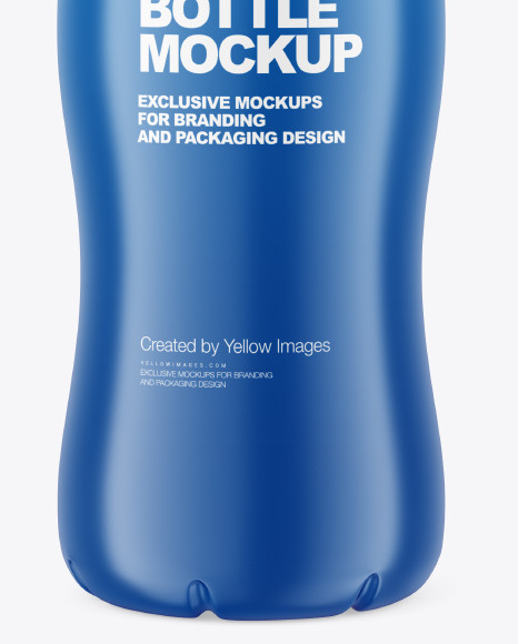 Matte Plastic Bottle Mockup PSD #1