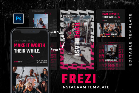 Frezi Instagram Template
